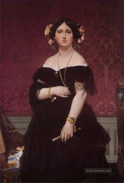  neoklassizistisch Malerei - Madame Paul Sigisbert Moitessier neoklassizistisch Jean Auguste Dominique Ingres